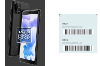 Comment voir le code IMEI dans Astro 55r