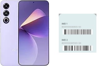 Comment voir le code IMEI dans Meizu 21