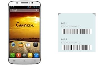 Comment voir le code IMEI dans A119 Canvas XL