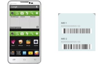 Comment voir le code IMEI dans A111 Canvas Doodle