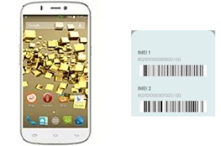 Comment voir le code IMEI dans A300 Canvas Gold