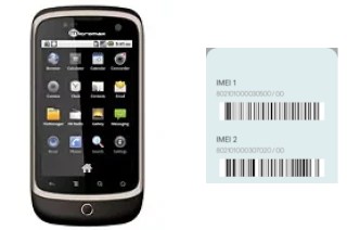 Comment voir le code IMEI dans Micromax A70