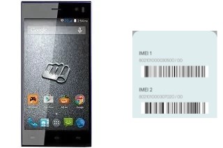 Comment voir le code IMEI dans A99 Canvas Xpress