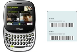 Comment voir le code IMEI dans Kin One