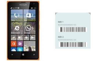 Comment voir le code IMEI dans Lumia 435