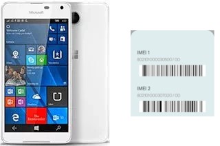 Comment voir le code IMEI dans Lumia 650