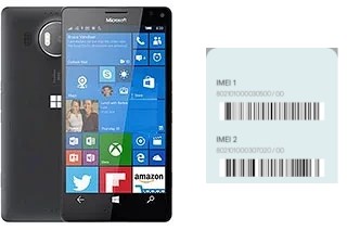 Comment voir le code IMEI dans Lumia 950 XL