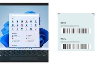 Comment voir le code IMEI dans Surface Pro 8