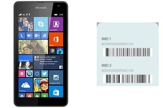 Comment voir le code IMEI dans Lumia 535