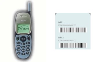 Comment voir le code IMEI dans Trium xs