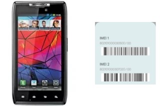 Comment voir le code IMEI dans RAZR XT910