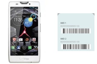 Comment voir le code IMEI dans DROID RAZR HD