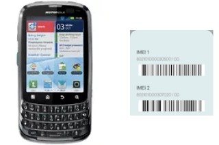 Comment voir le code IMEI dans Admiral XT603