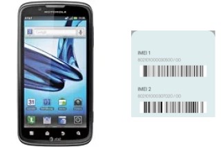 Comment voir le code IMEI dans ATRIX 2 MB865