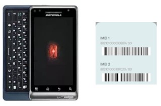 Comment voir le code IMEI dans DROID 2