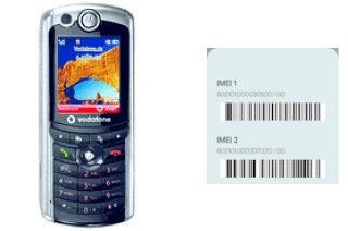 Comment voir le code IMEI dans E770