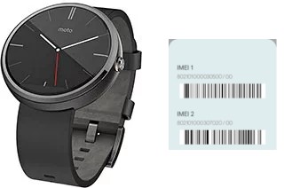 Comment voir le code IMEI dans Moto 360 (1st gen)