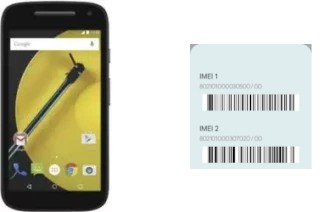 Comment voir le code IMEI dans Moto E (2nd Gen) XT1527