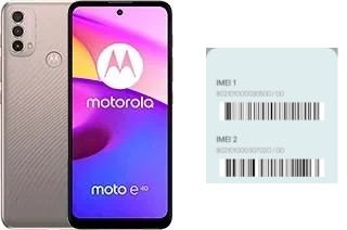 Comment voir le code IMEI dans Moto E40