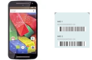 Comment voir le code IMEI dans Moto G 4G (2nd gen)