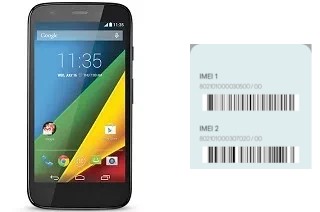 Comment voir le code IMEI dans Moto G