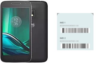 Comment voir le code IMEI dans Moto G4 Play