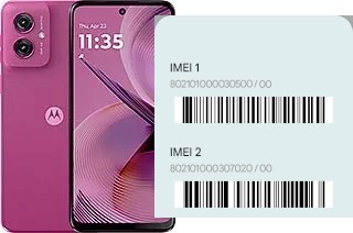Comment voir le code IMEI dans Moto G55