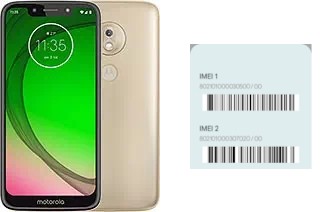 Comment voir le code IMEI dans Moto G7 Play