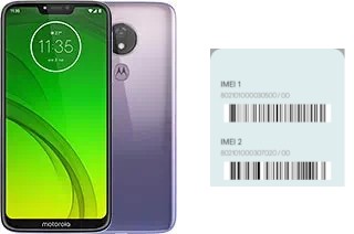 Comment voir le code IMEI dans Moto G7 Power