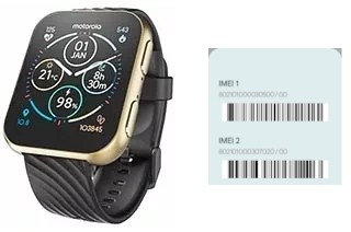 Comment voir le code IMEI dans Moto Watch 200