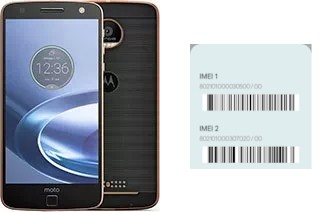 Comment voir le code IMEI dans Moto Z Force