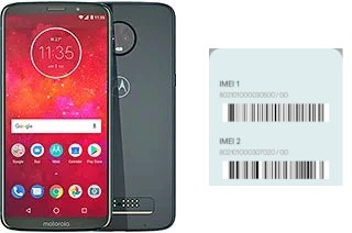 Comment voir le code IMEI dans Moto Z3