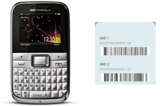 Comment voir le code IMEI dans MOTOKEY Mini EX108