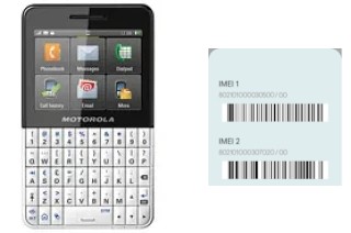 Comment voir le code IMEI dans MOTOKEY XT EX118