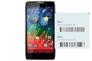 Comment voir le code IMEI dans RAZR HD