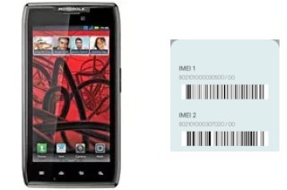 Comment voir le code IMEI dans RAZR MAXX