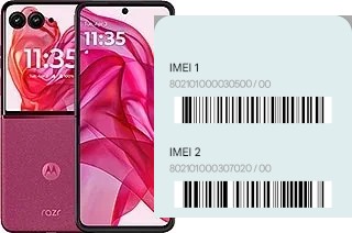 Comment voir le code IMEI dans razr+ 2024