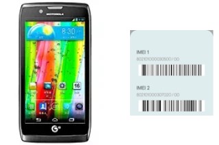 Comment voir le code IMEI dans RAZR V MT887