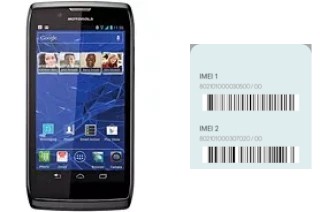 Comment voir le code IMEI dans RAZR V XT885