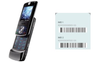 Comment voir le code IMEI dans ROKR Z6