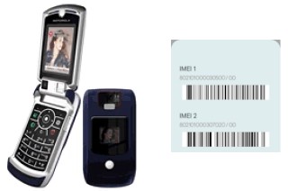 Comment voir le code IMEI dans Motorola V3x