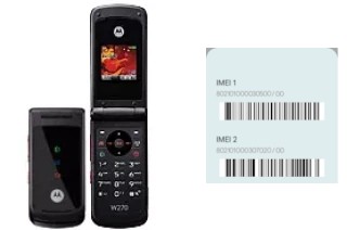 Comment voir le code IMEI dans W270