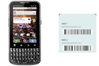 Comment voir le code IMEI dans XPRT MB612