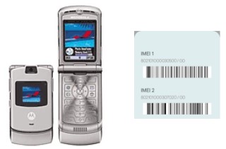 Comment voir le code IMEI dans RAZR V3