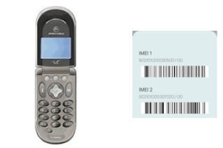 Comment voir le code IMEI dans Motorola V66