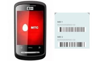 Comment voir le code IMEI dans MTS 916