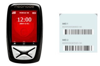 Comment voir le code IMEI dans Neonode N1m