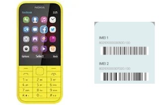 Comment voir le code IMEI dans 225 Dual SIM