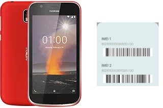 Comment voir le code IMEI dans Nokia 1