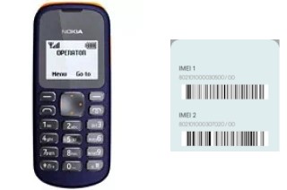 Comment voir le code IMEI dans Nokia 103